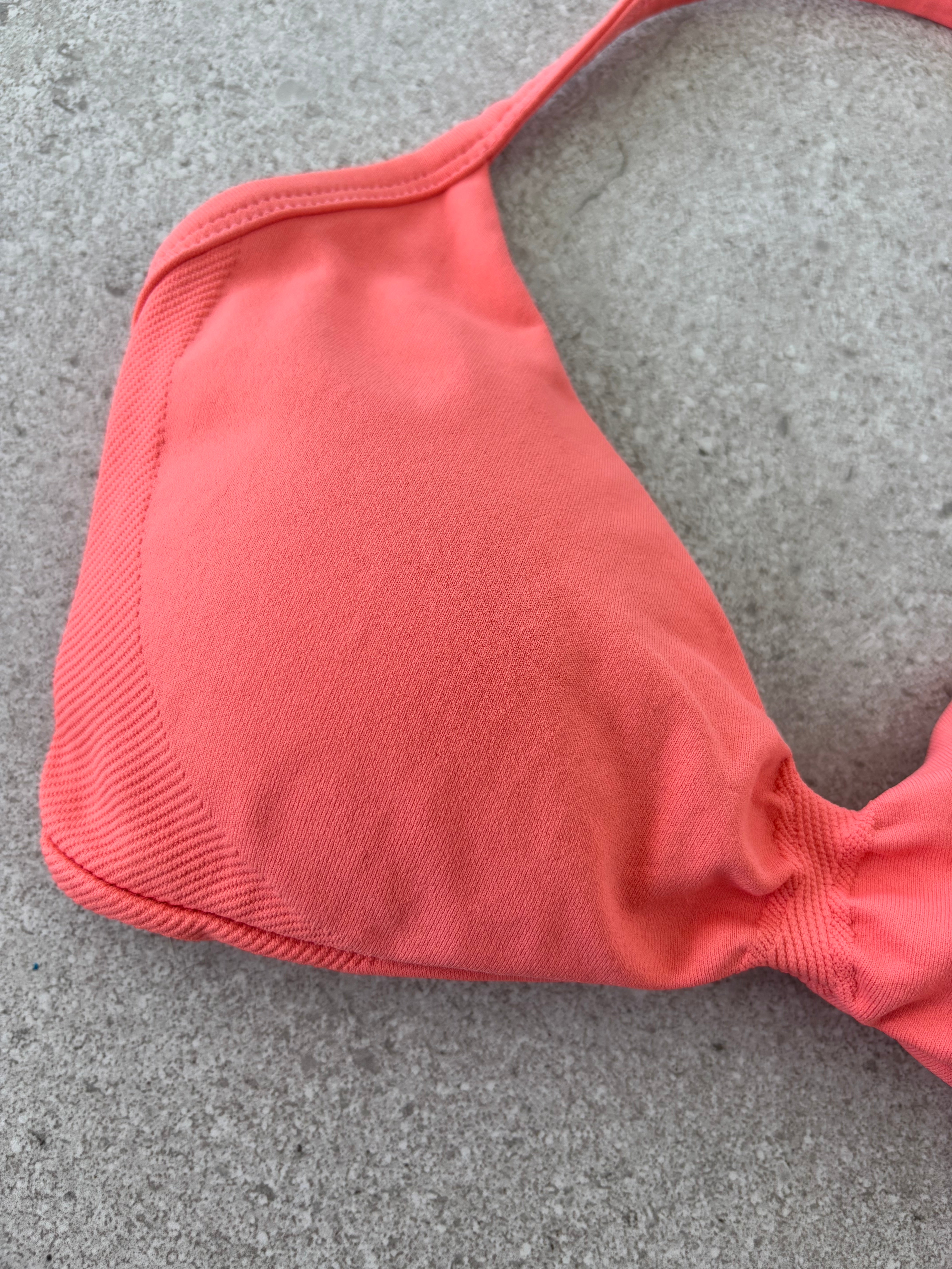 Plump It Up Minimalist Bra - Coral