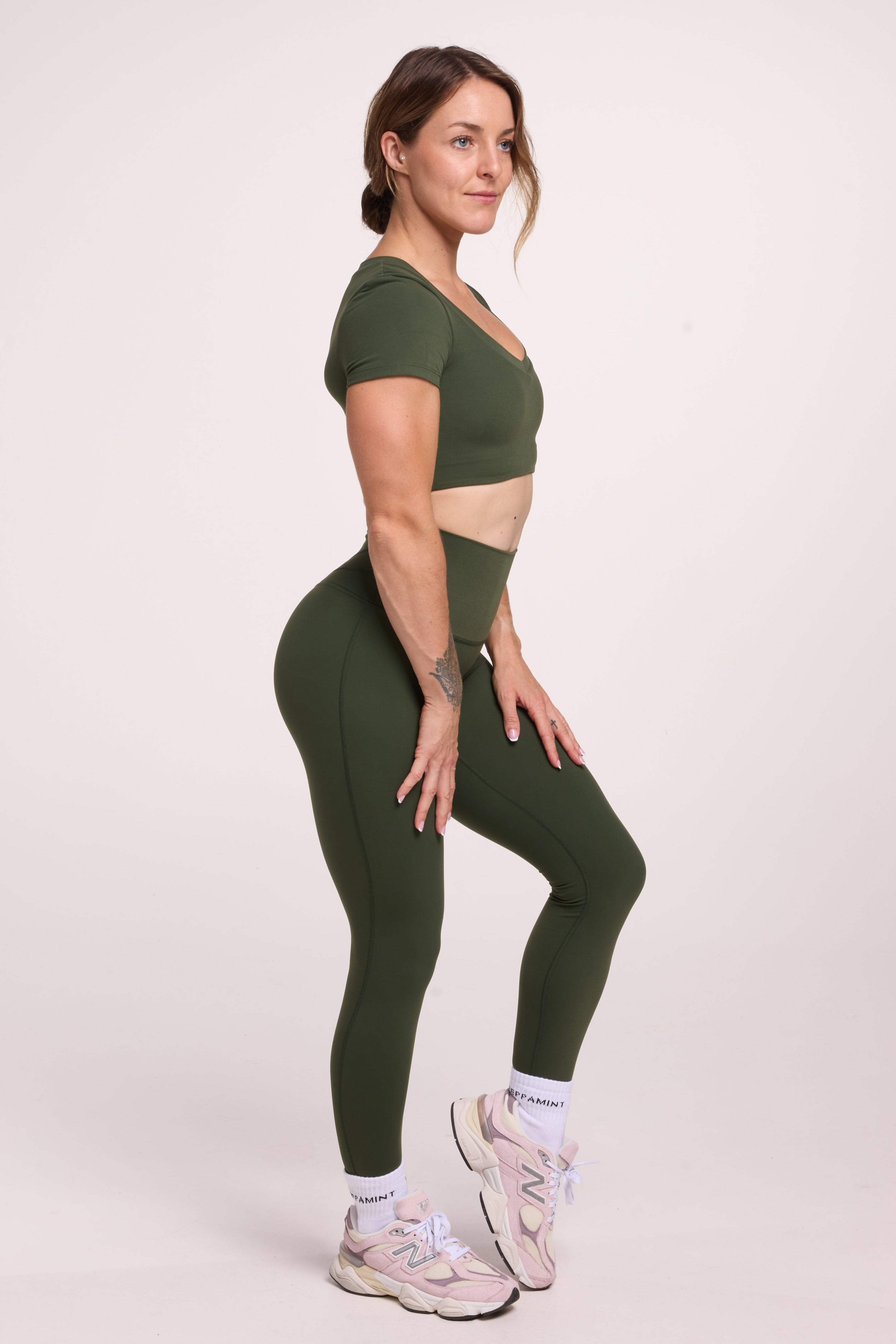 Liberate Tights - Forest Green