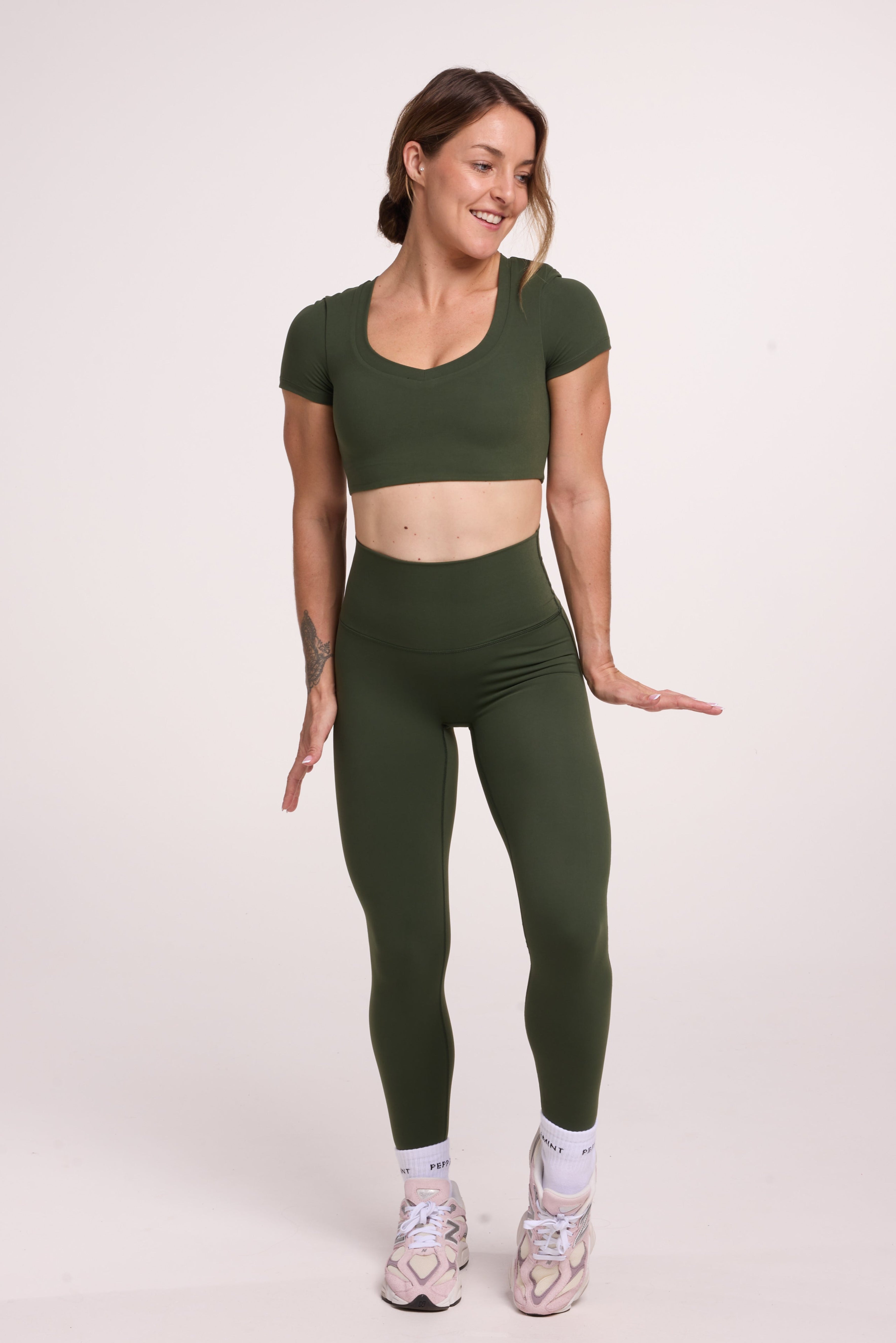 Liberate Tights - Forest Green