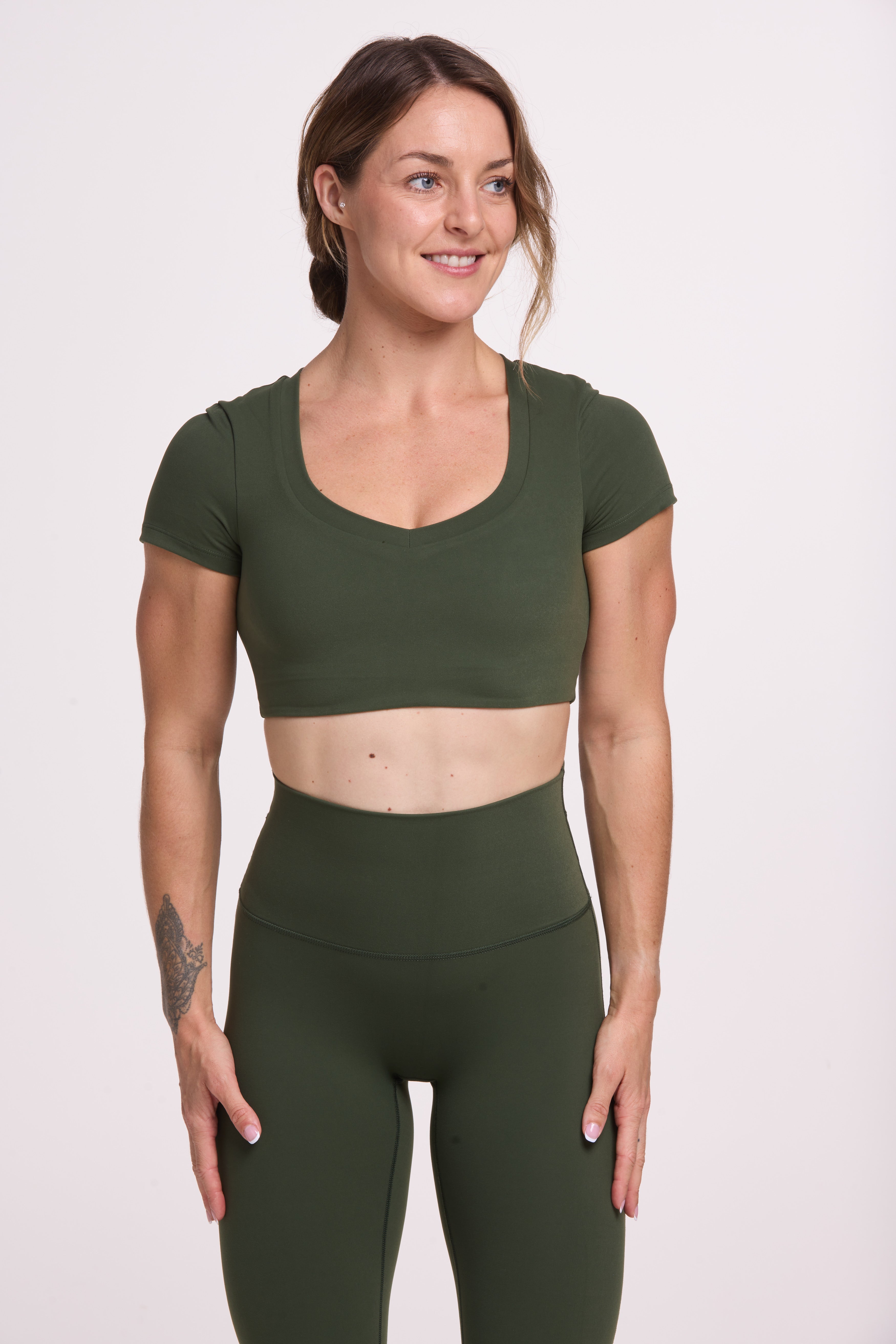 Liberate Tights - Forest Green