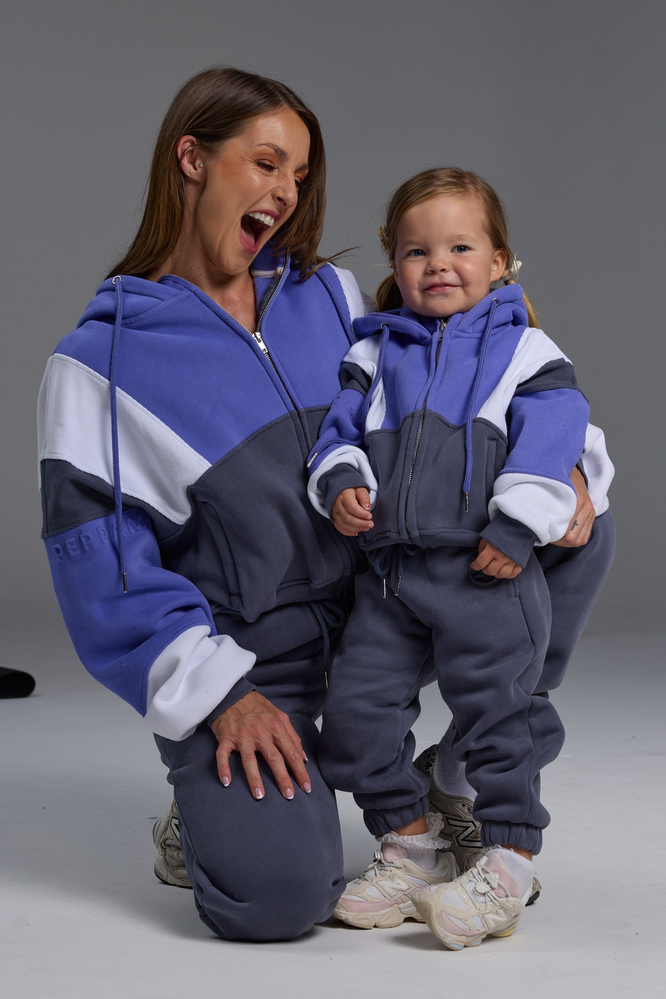 Hooded Icon Mini Tracksuit - Violet Storm
