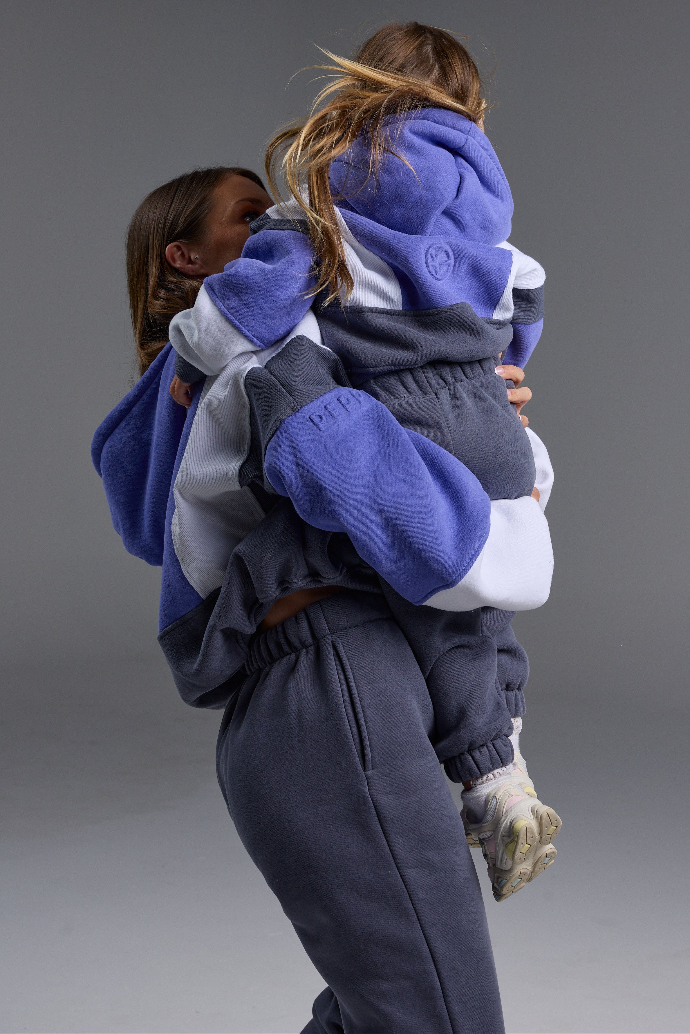 Hooded Icon Mini Tracksuit - Violet Storm