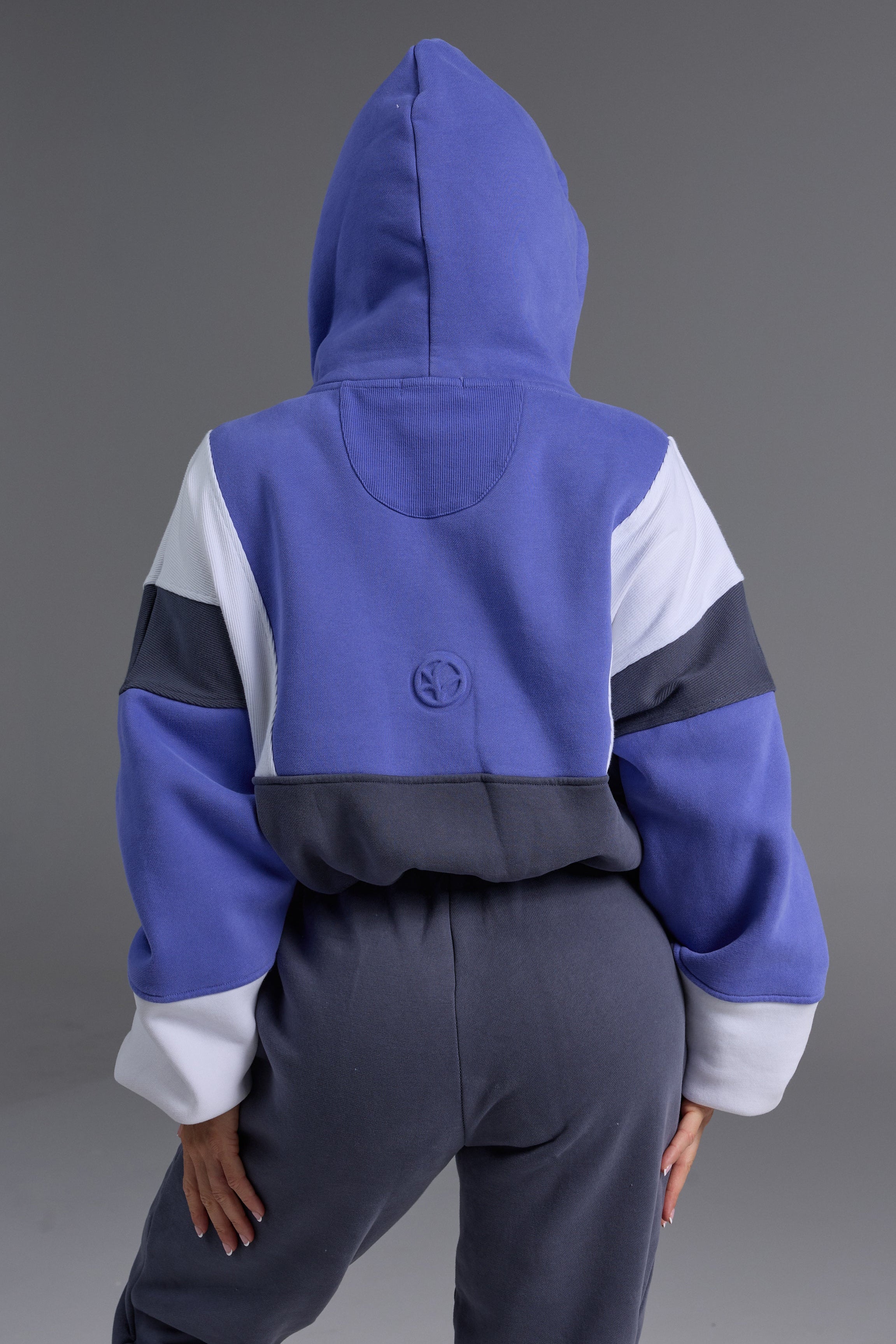 Hooded Icon Rib Fleece - Violet Storm