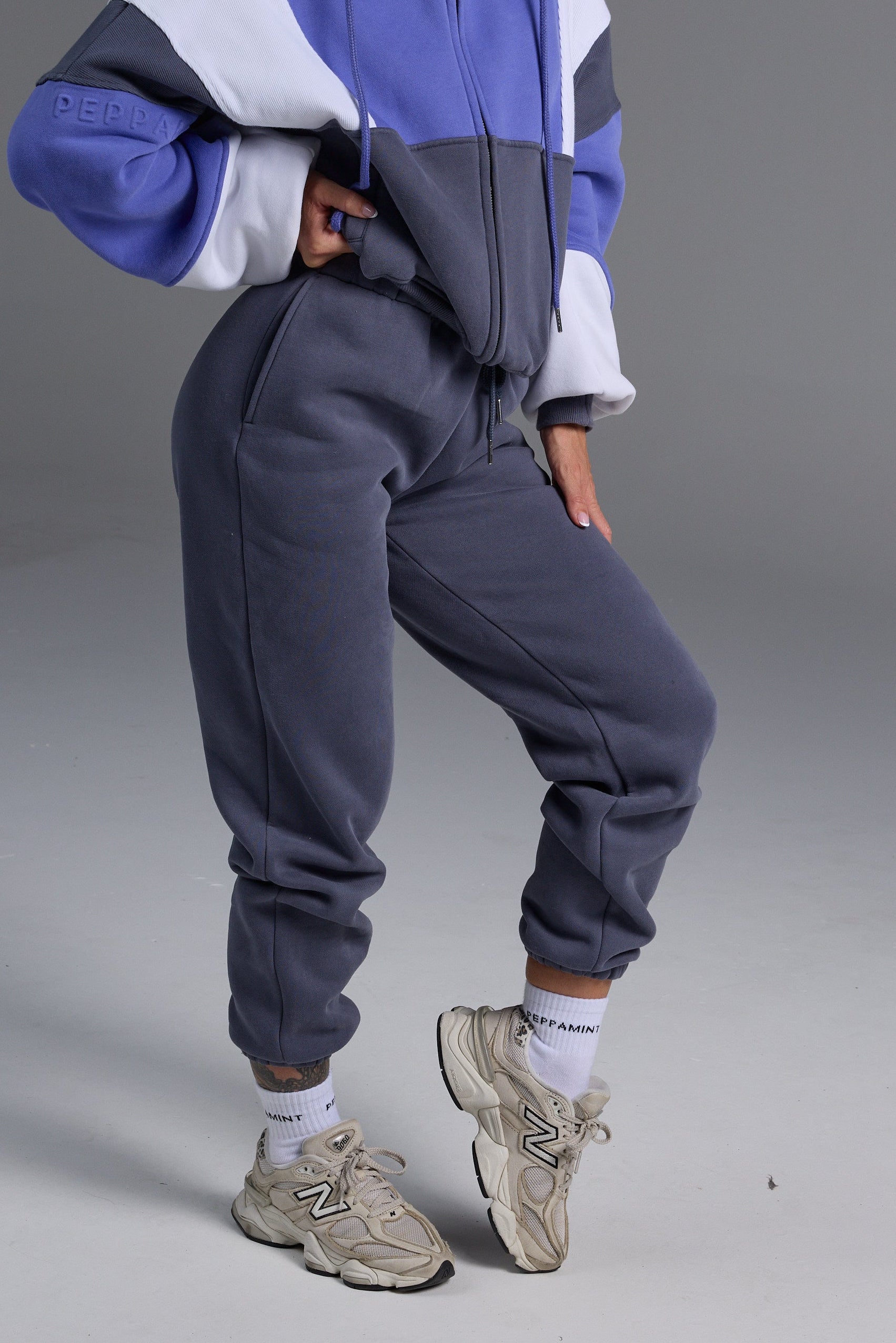 Icon Fleece Joggers - Violet Storm