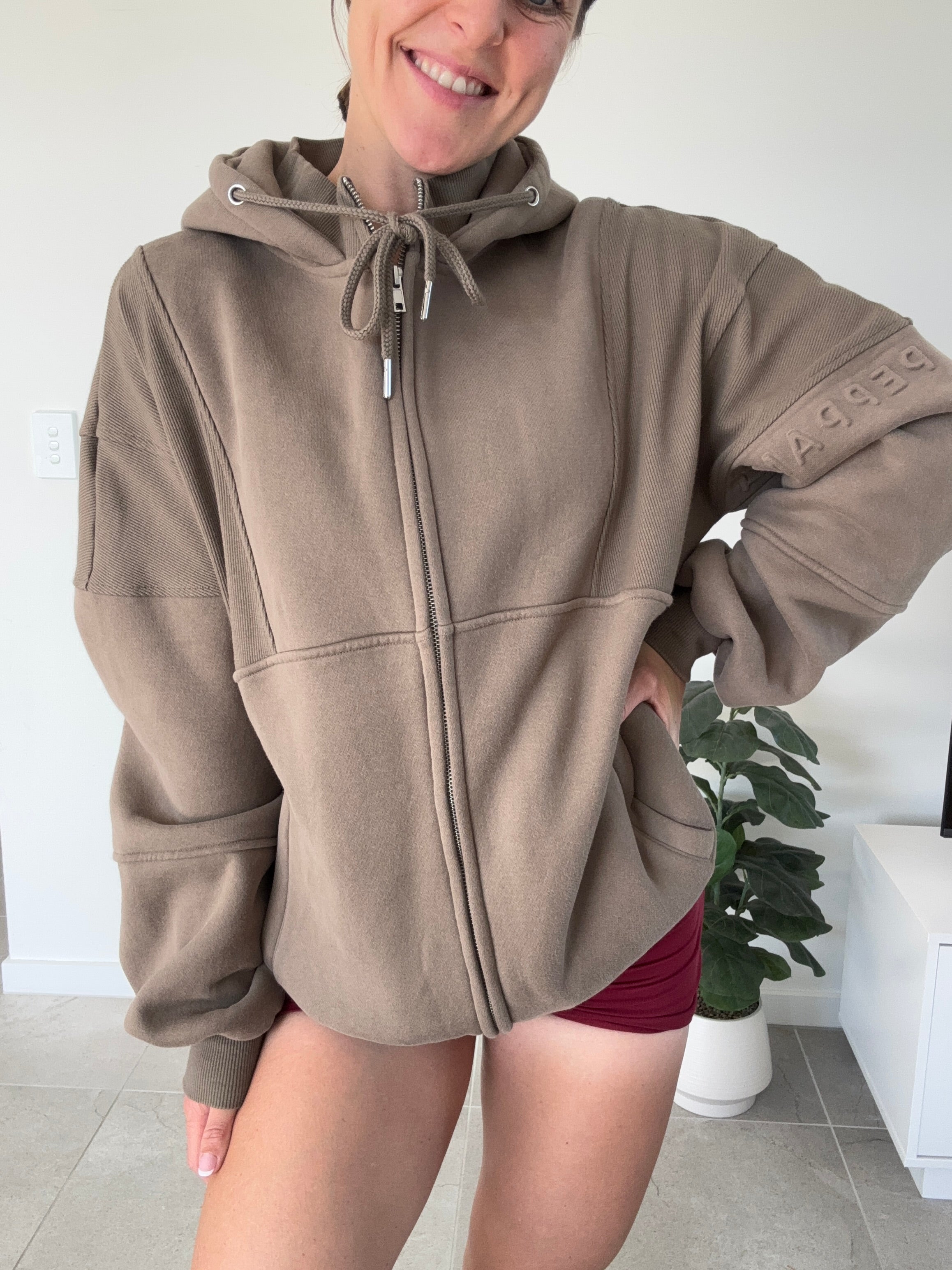 FULL Length Fleece - Mens Sizing - Mocha - XS