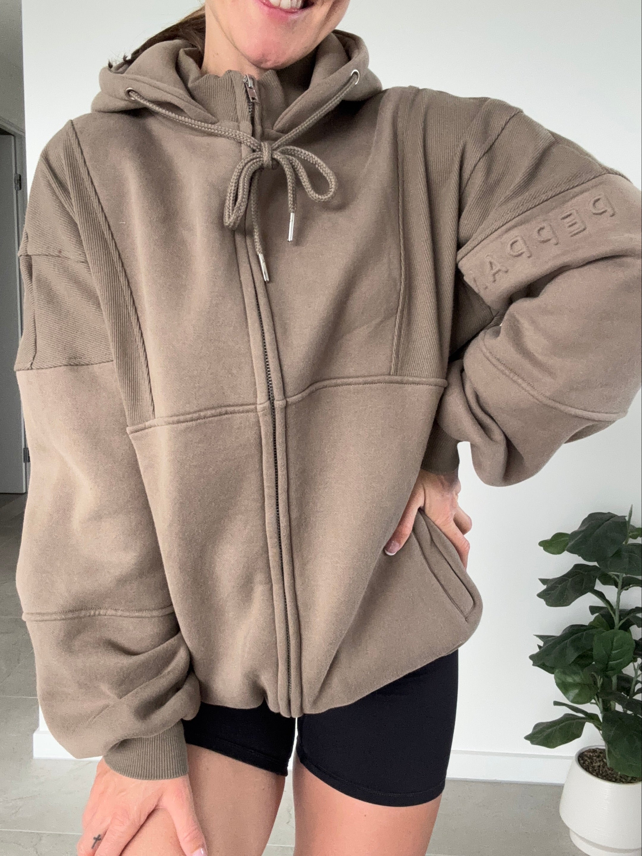 FULL Length Fleece - Mens Sizing - Mocha - XS