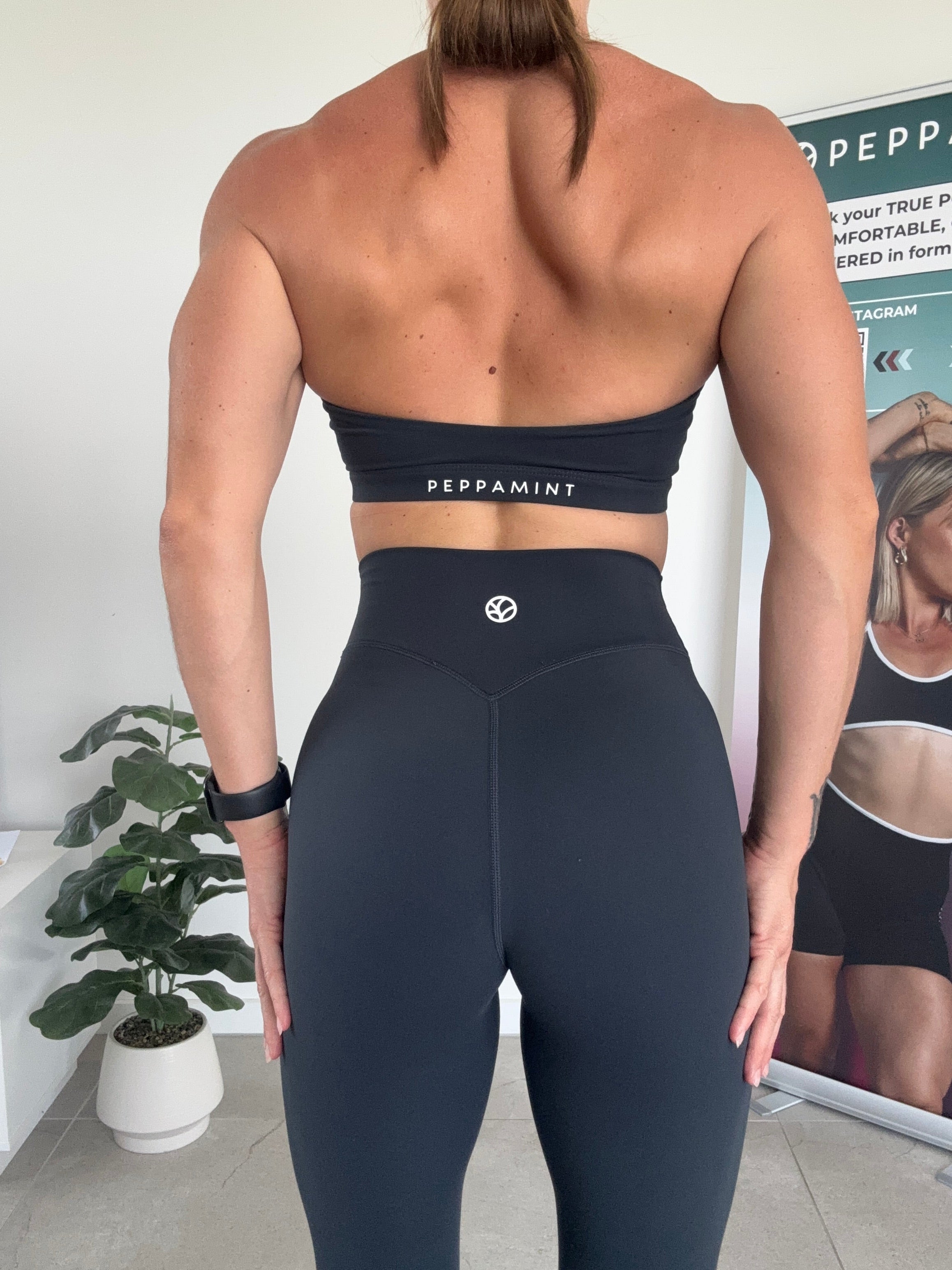 Embody Halterneck Bra - Blueberry - Size XS