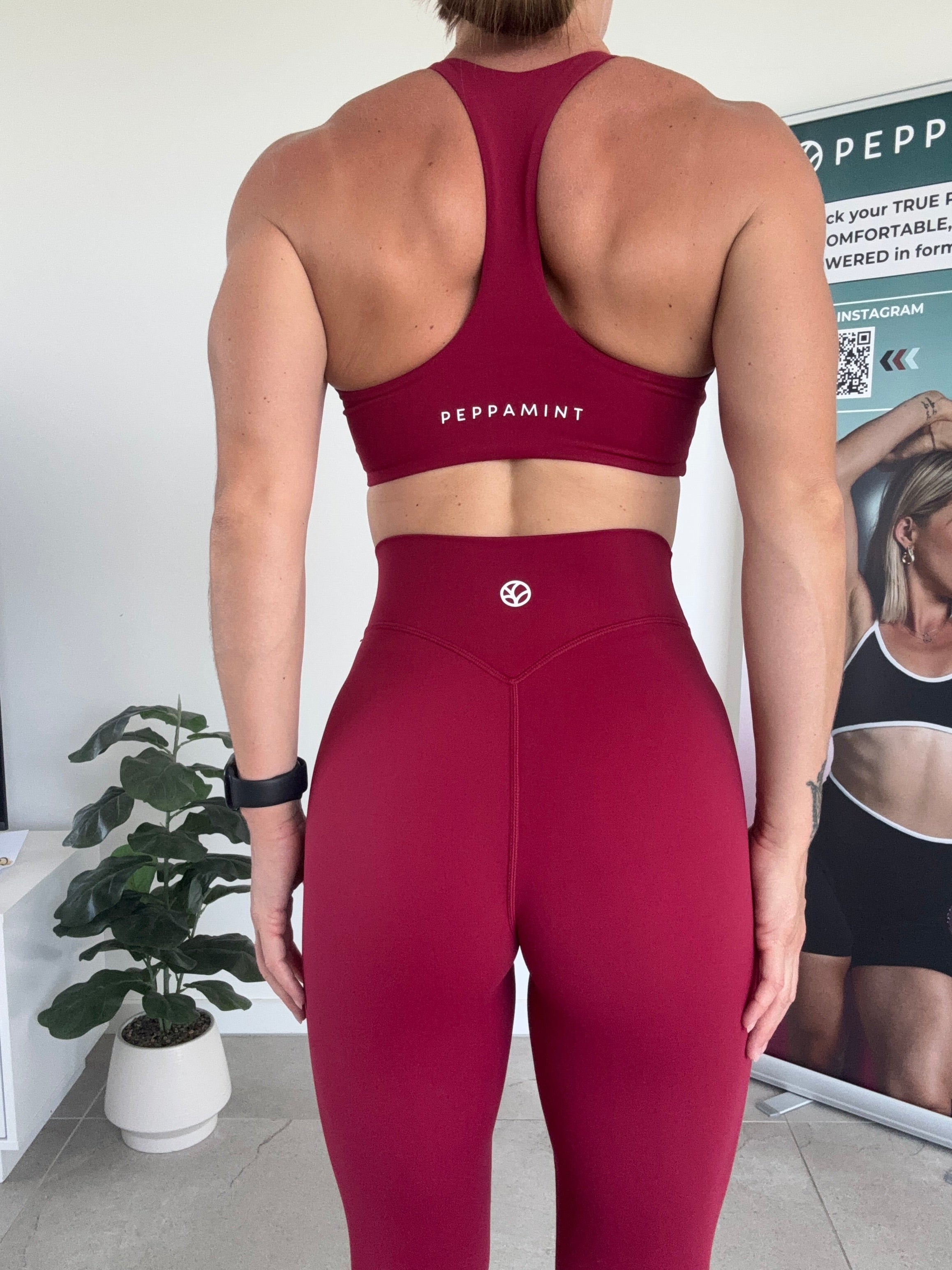 Embody Racerback Bra - Raspberry Red - Size XS