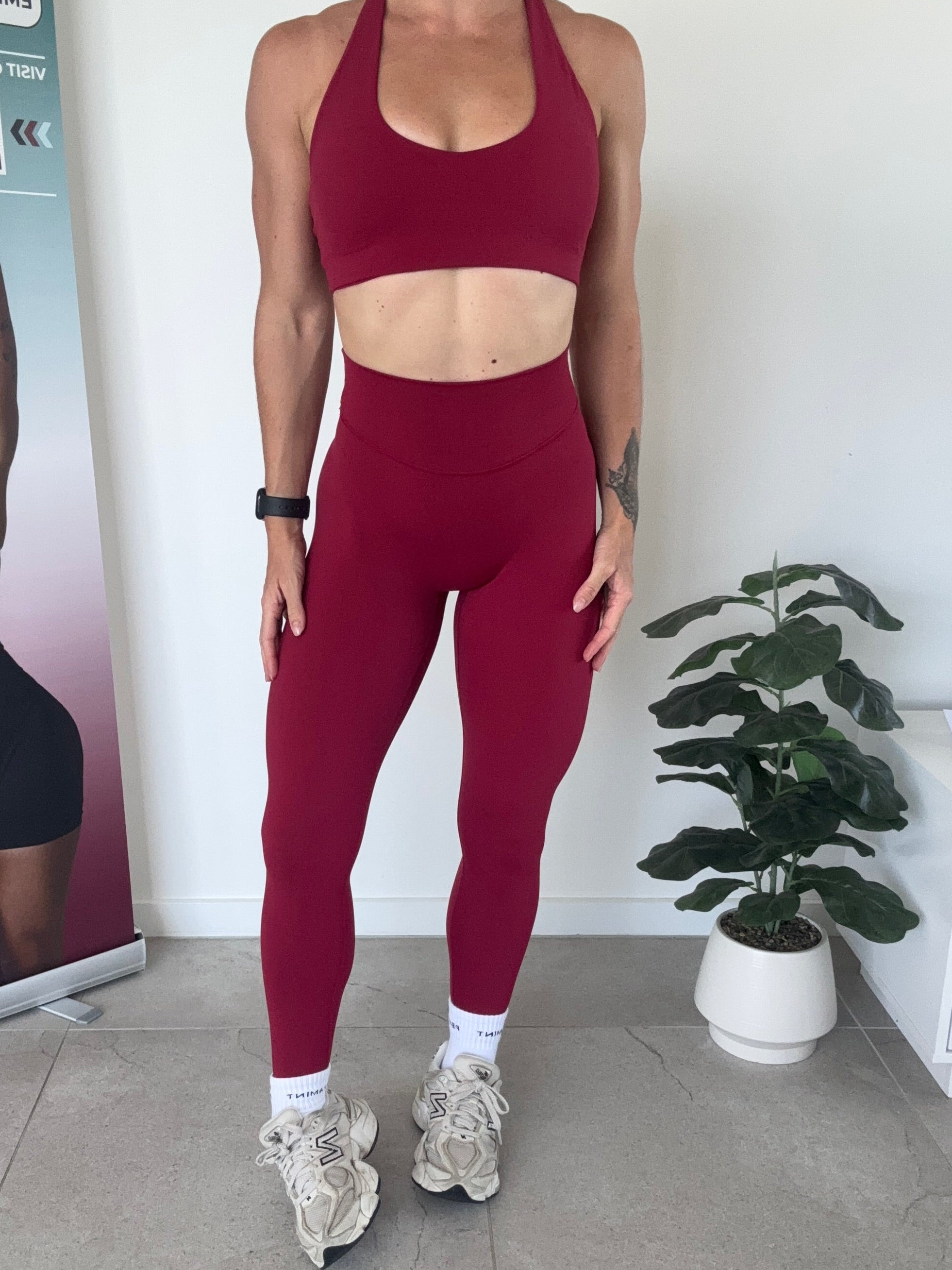 Embody Tights - Raspberry Red - Size S