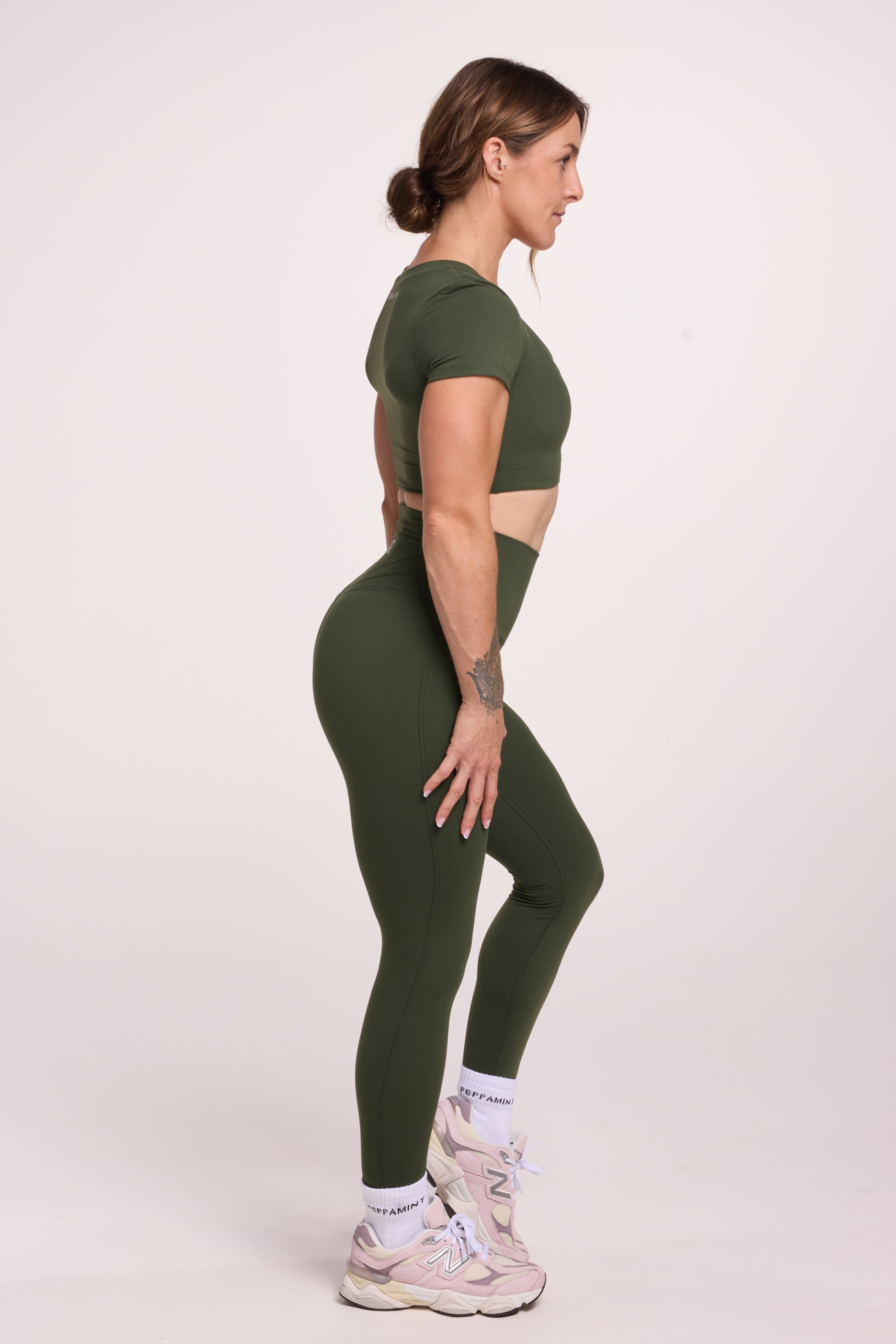 Liberate Tights - Forest Green