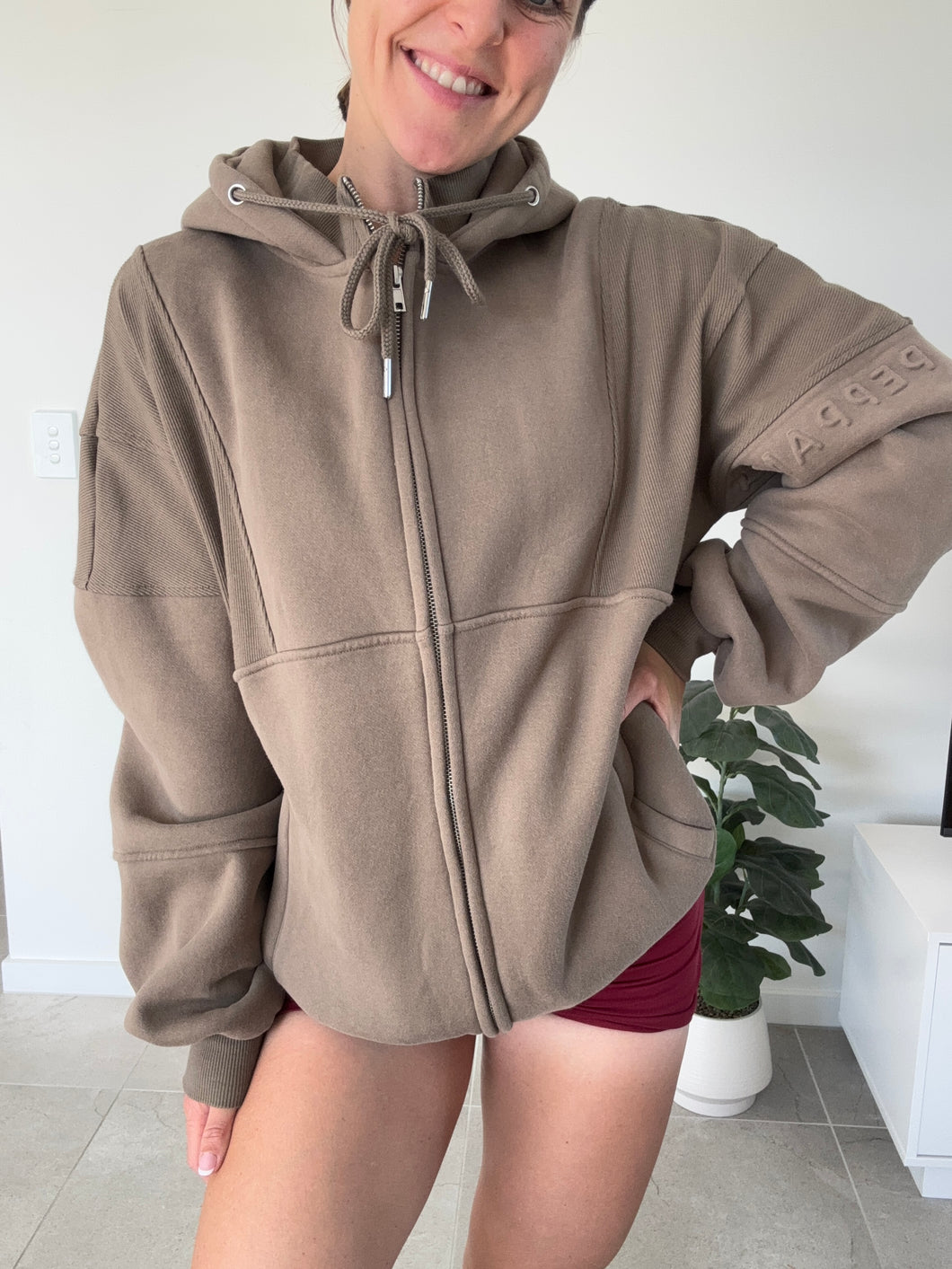 FULL Length Fleece - Mens Sizing - Mocha - XS