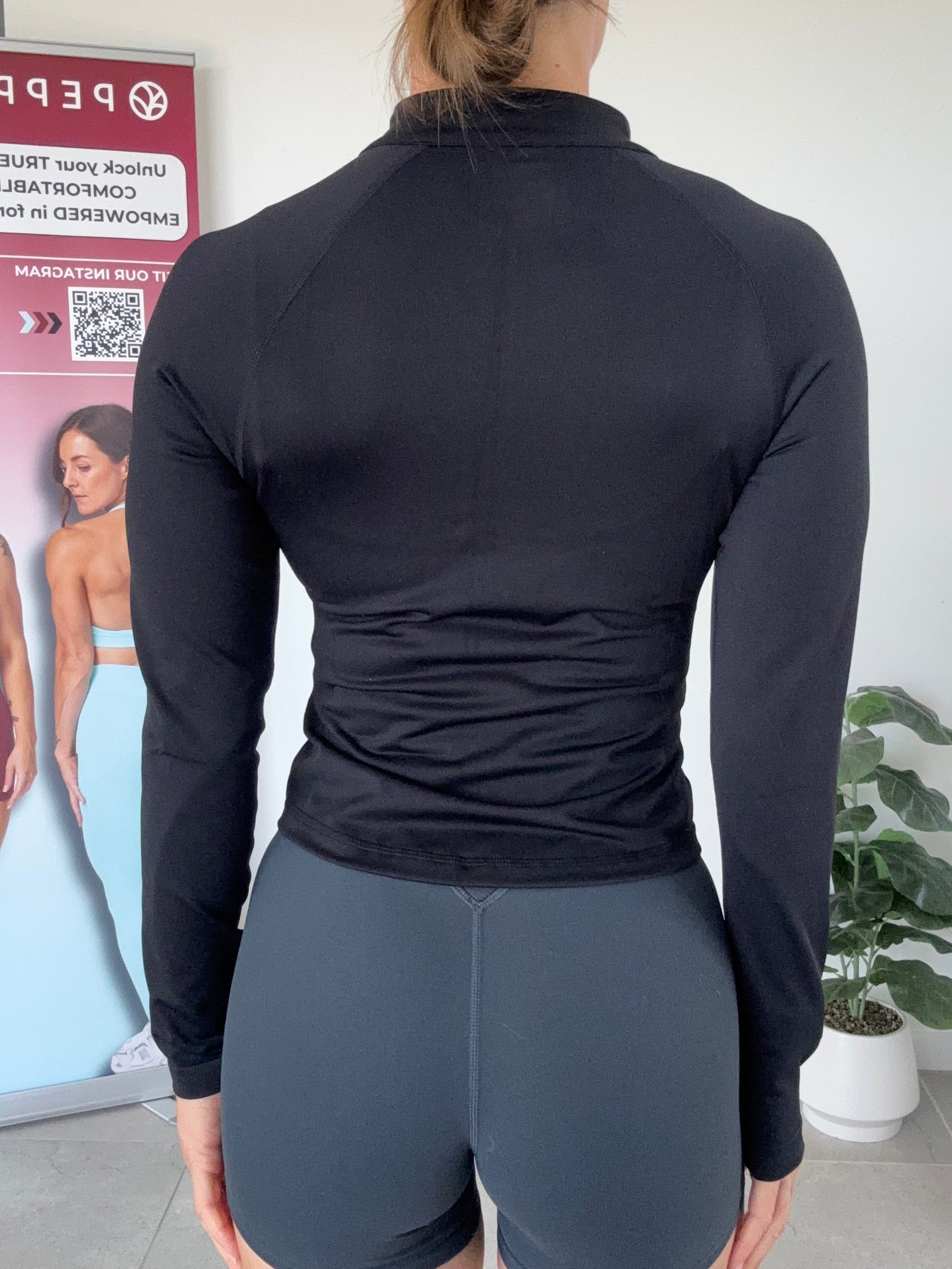 Plump It Up Jacket - Black - Size S