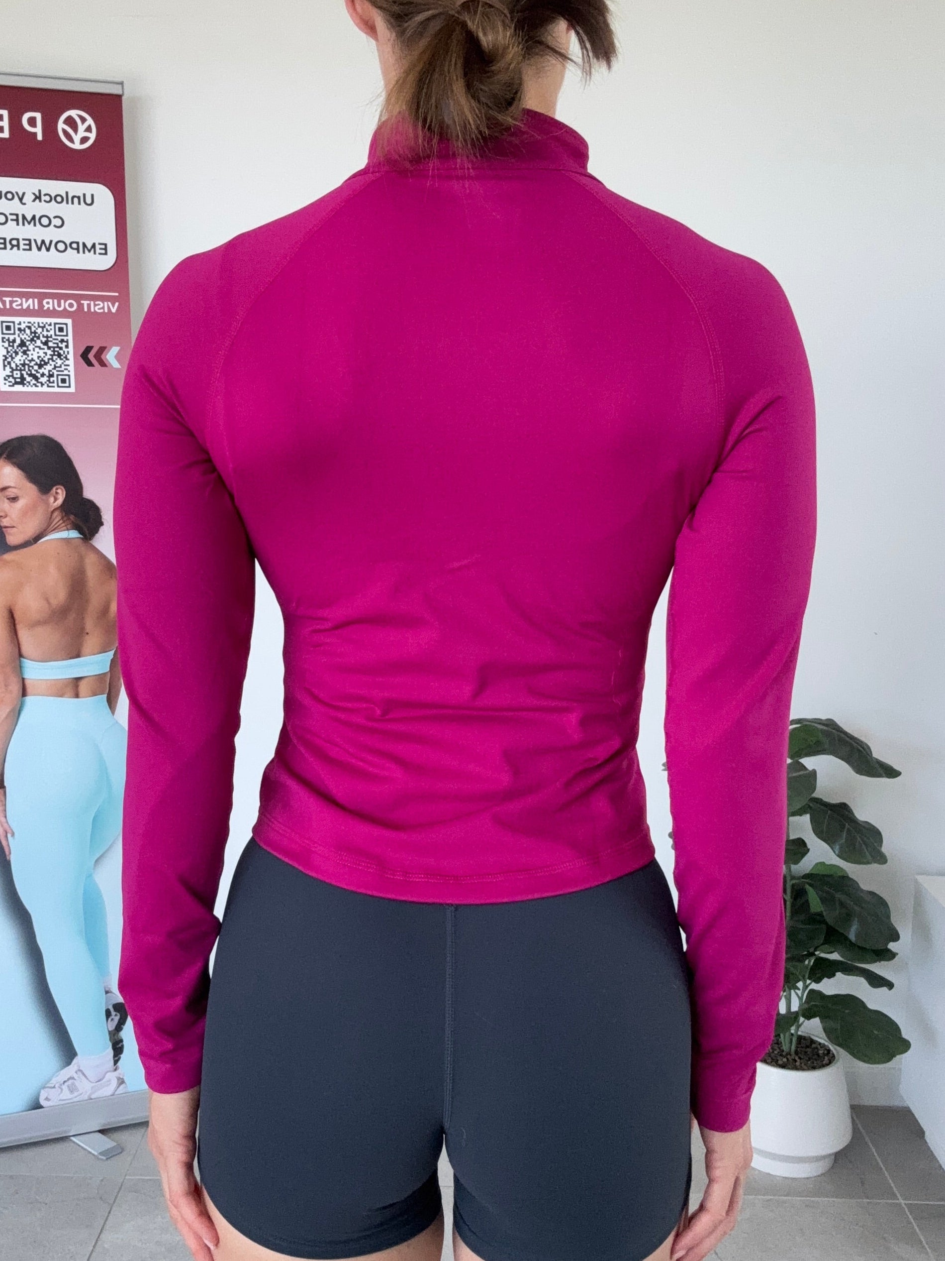 Plump It Up Jacket - Magenta - Size S