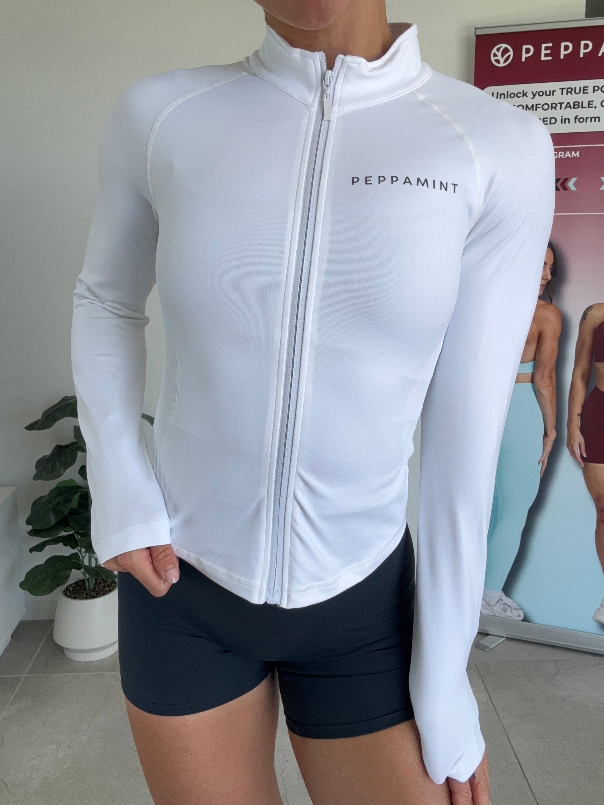 Plump It Up Jacket - White - Size S