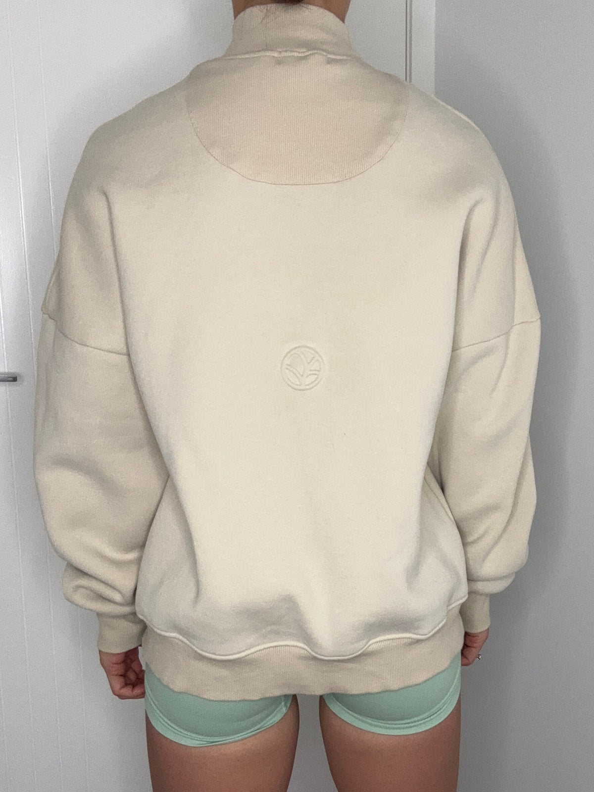 Turtle Neck Zip Jumper - Unreleased Style - Cream