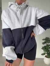 Load image into Gallery viewer, FULL Length Fleece - Mens Sizing - Navy/White Marl Size S
